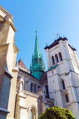 The St. Pierre Cathedral, adopted home church of John Calvin, Geneva, Switzerland
