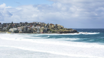  Beautiful landscape in bondi beach Australia