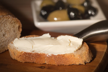 Cream cheese toast