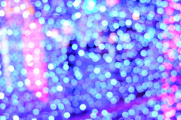 Abstract blurred background with colorful bokeh of light