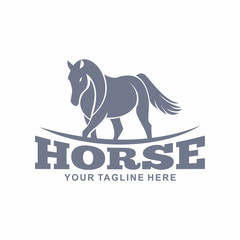 Horse Logo Vector Element Symbol © tasehsinau