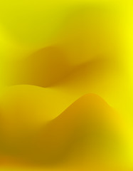 Soft and smooth lines, minimalist concept golden yellow color tone background.