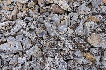Background of small stones in tundra