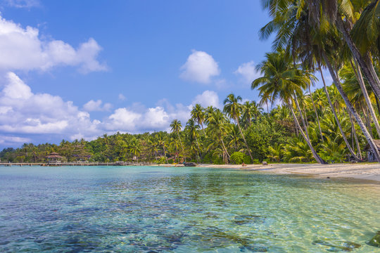 Tropical beach on an Island nr Ko Chang, Thailand