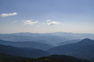 Fototapeta premium beautiful landscape of mountains