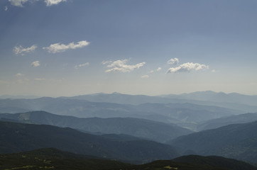 Fototapeta premium beautiful landscape of mountains
