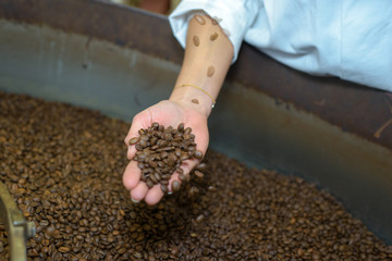 fresh roasted coffee beans