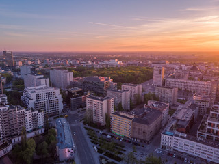 Warszawa z lotu ptaka