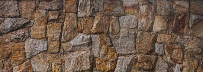 Texture of a stone wall