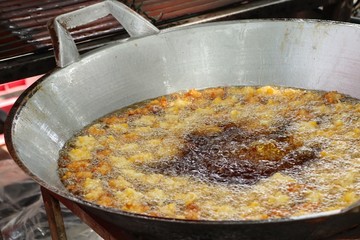 Fish cake at street food