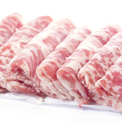 Closed up Slice of Wagyu beef