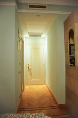 Corridor in the hotel.