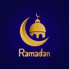 Ramadan Kareem Vector Template Design Illustration