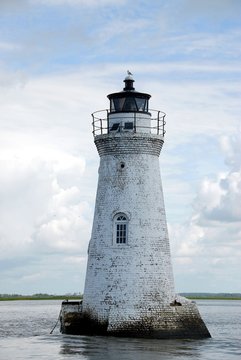 Cockspur Island lighthouse Georgia, USA