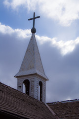 Fototapeta na wymiar Southwestern church