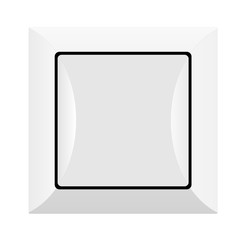 Light switch filled outline icon vector eps 10