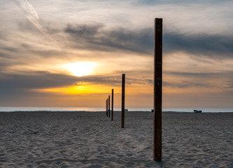 Amanecer en La Malvarrosa