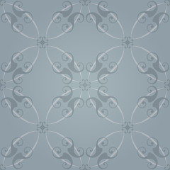 Seamless abstract grey pattern with gradient. Vector illustration