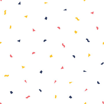 Geometric seamless pattern. Abstract vector illustration with geometric elements, shapes.