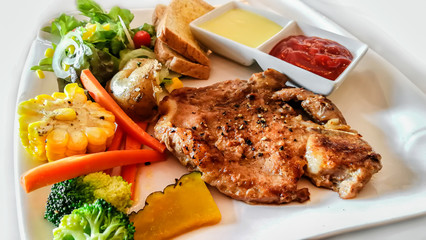 Barbecue, Cooked, Fillet, Food, Food and Drink