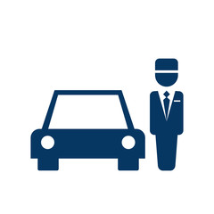 Obraz premium parking valet icon