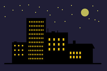 Night town icon