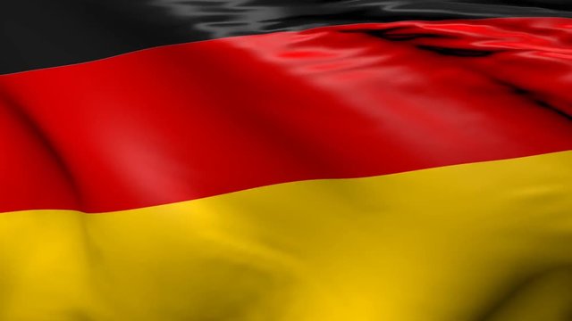 Deutschland Fahne als Hintergrund, 3d Animation