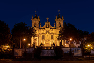 Fototapeta na wymiar Monastary of Santa Marinha da Costa in Guimaraes