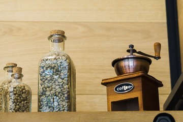 Decorations in the cafe. Slovakia