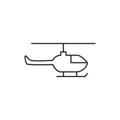 Helicopter of icon