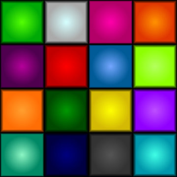 Seamless pattern - colorful cubes. Retro dance platform. Palette of colors. Vector.