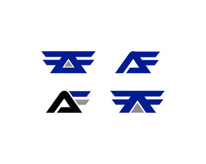 af letter logo collection