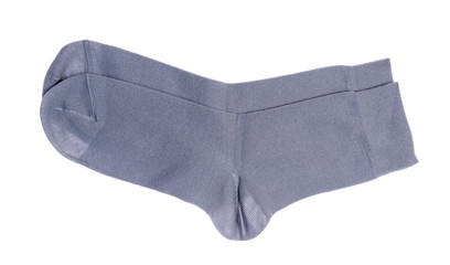 gray men's socks isolated on white background