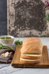 Homemade Bread and Pesto 13