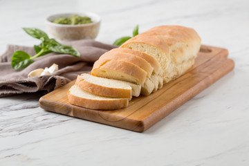 Homemade Bread and Pesto 3