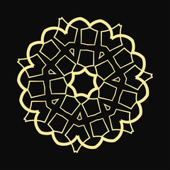 Fototapeta premium Round Ornament Pattern