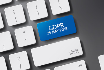 GDPR 25 May 2018 - General Data Protection Regulation. EU General Data Protection Regulation. eu gdpr vector illustration.