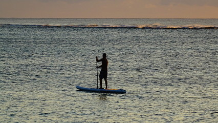 Paddelboarding - Mauritius