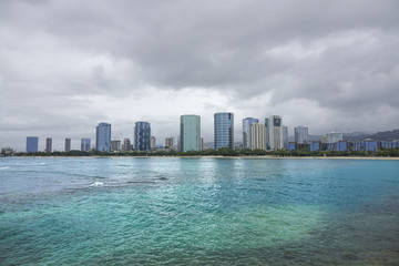 Honolulu Downtown Skyline