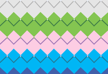 square mosaic vector background corner design