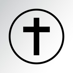 Religion symbol icon. Christianity. Vector illustration