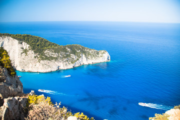 Fototapeta na wymiar Beautiful lagoon Mediterranean sea. 