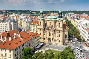 Obraz premium St Nicholas Church Old Town Prague
