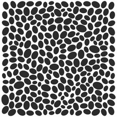 Decorative black stone background. Vector illustration