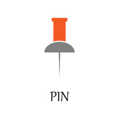 colored paper pin icon. Element of web icon for mobile concept and web apps. Detailed colored paper pin icon can be used for web and mobile. Premium icon