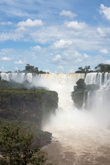Iguazu Water Falls at the border of Brasil and Argentina