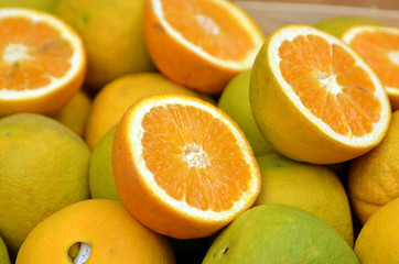Fototapeta na wymiar Palermo Oranges at Market 1