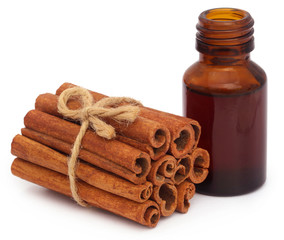 Cinnamon with essential oil