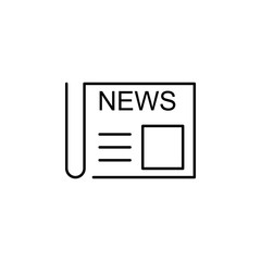 newspaper icon. Element of media and news for mobile concept and web apps. Detailed newspaper icon can be used for web and mobile. Premium icon