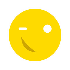 Happy smiley face emoticon icon